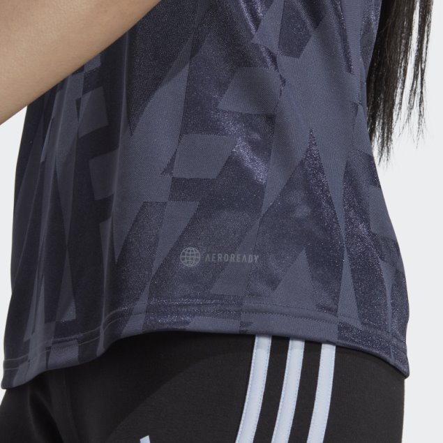 Camiseta Sin Mangas Adidas Tiro Azul Marino