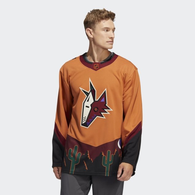 Sienna Coyotes Auténtico Reverso Retro Wordmark Jersey Adidas