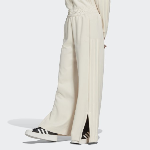 Adidas Adicolor Contempo Pantalones De Chándal Con Rayas Gruesas Blanco