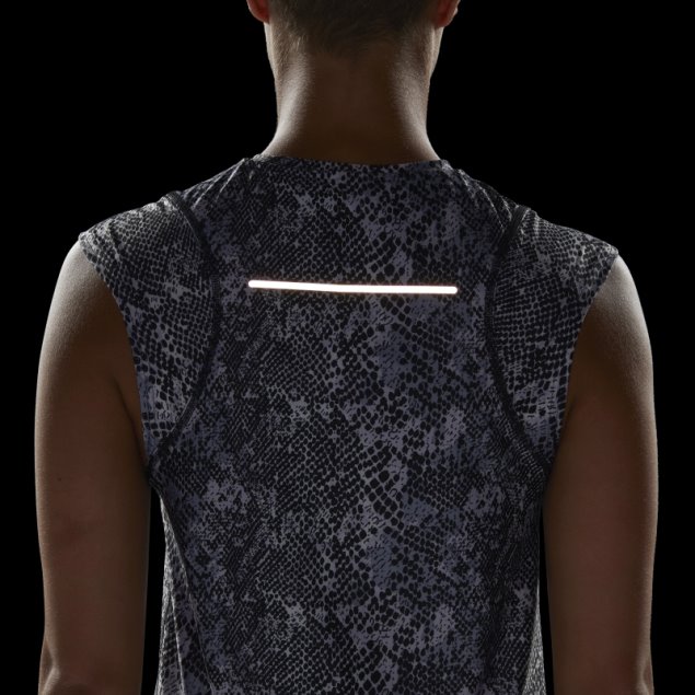 Camiseta Negra Adidas Fast Running Hecha Con Plástico Parley Ocean