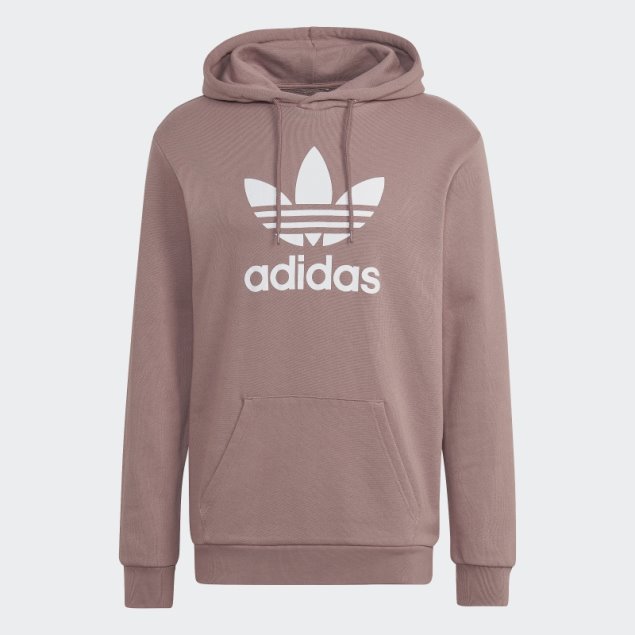 Sudadera Con Capucha Adidas Adicolor Classics Trefoil Morada