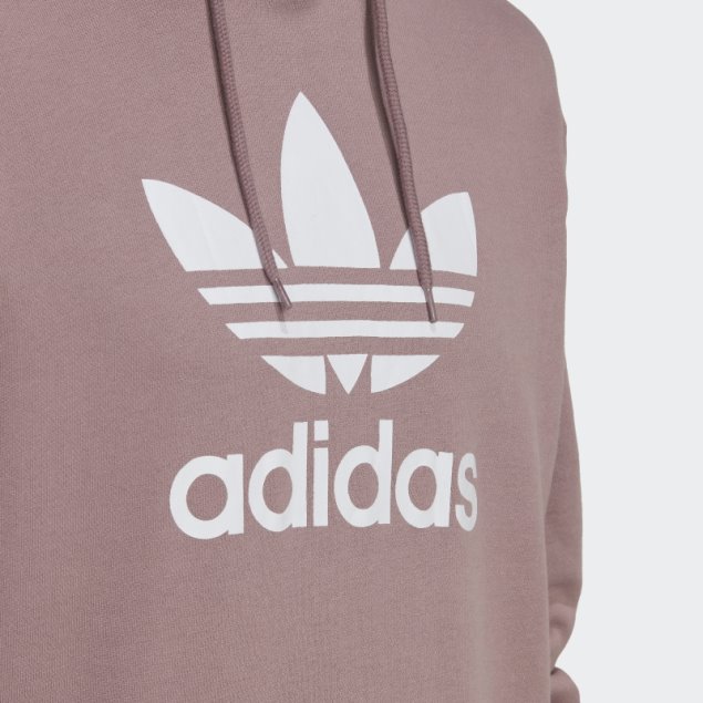 Sudadera Con Capucha Adidas Adicolor Classics Trefoil Morada