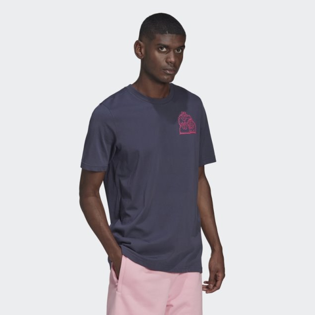 Camiseta Adidas Originals X Kevin Lyons Azul Marino Moda