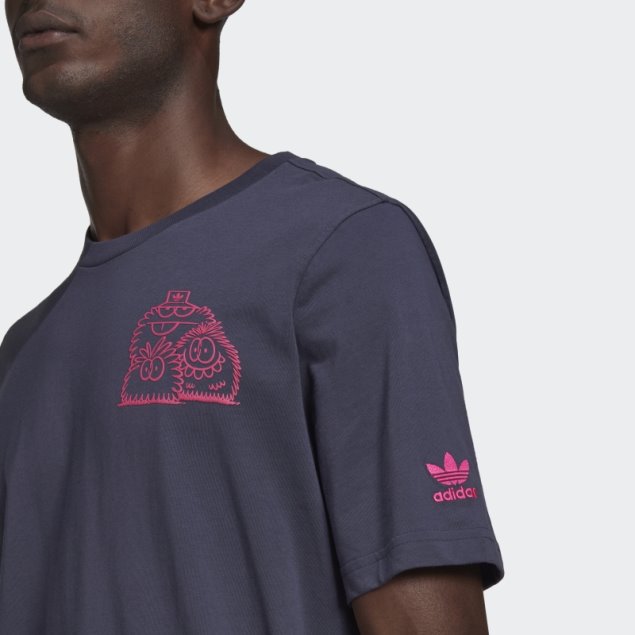 Camiseta Adidas Originals X Kevin Lyons Azul Marino Moda