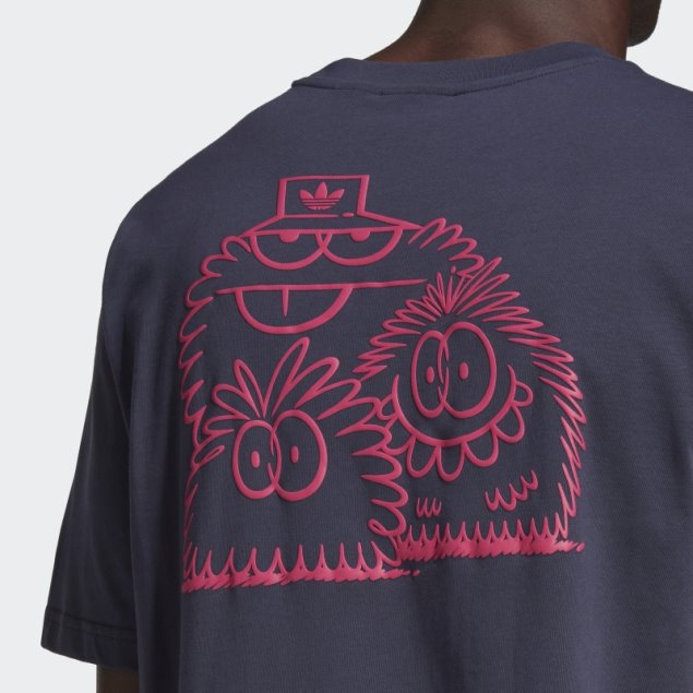 Camiseta Adidas Originals X Kevin Lyons Azul Marino Moda
