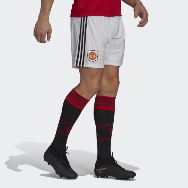 Pantalón Corto Adidas Manchester United 22/23 Primera Equipación Blanco