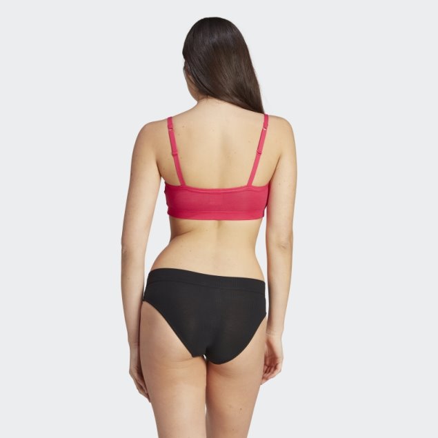 Bralette Adidas Adicolor Comfort Flex Cotton Scoop Rosa Negrita