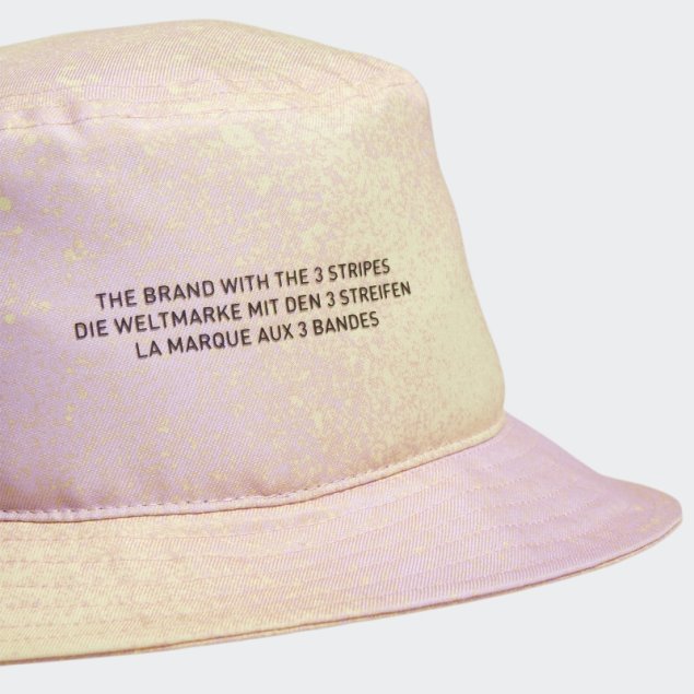 Gorro De Pescador Lila Con Estampado De Spray Adidas