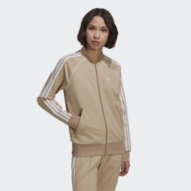 Sudadera Adidas Primeblue Sst Beige