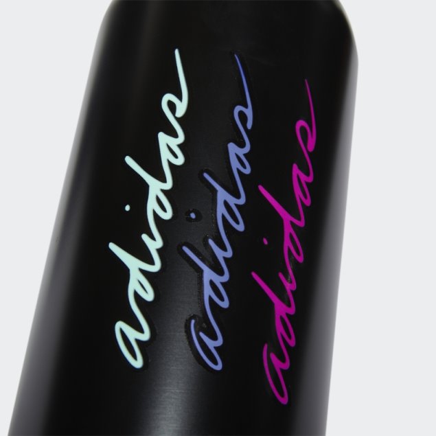 Adidas Botella Metal Acero Negra 1l