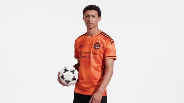 Camiseta Houston Dynamo 23/24 Home Autentica Adidas Naranja