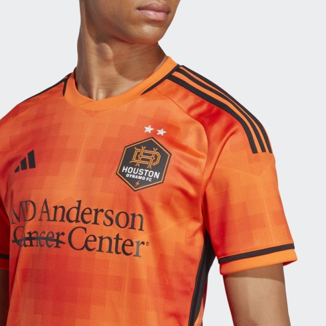 Camiseta Houston Dynamo 23/24 Home Autentica Adidas Naranja