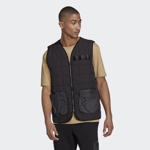 Ryv Chaleco Acolchado Negro Adidas