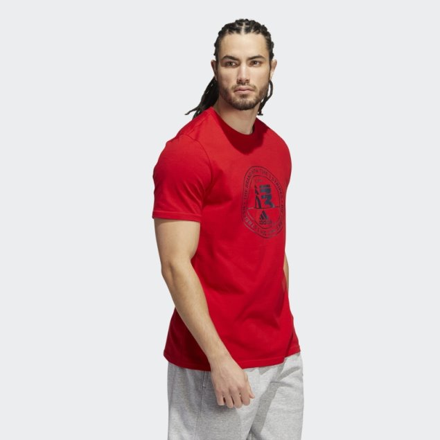 Adidas M Emb G T Escarlata