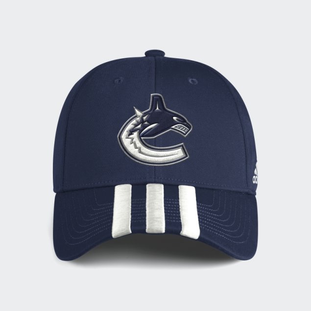 Adidas Nhl-vca-51c Canucks 3 Rayas Estructuradas Ajustables