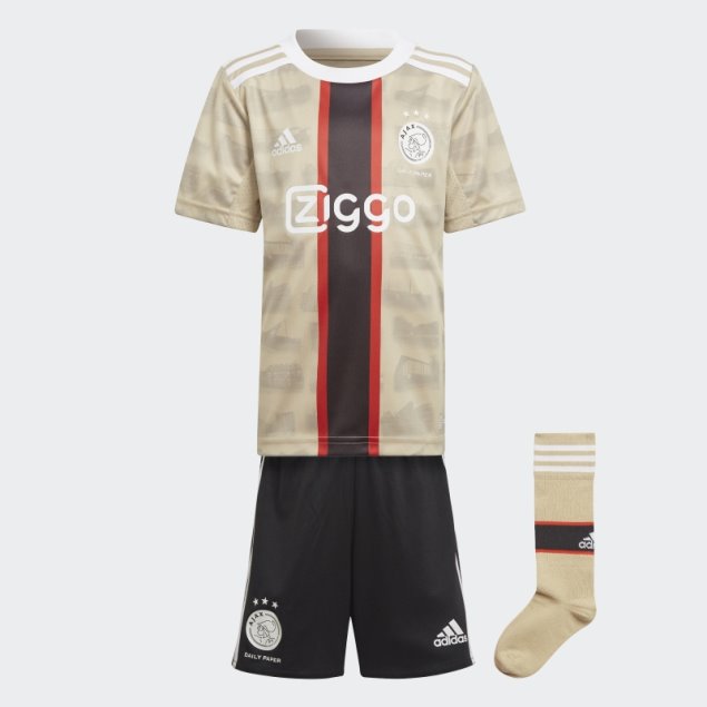Mini Kit Tercera Equipación Sabana Ajax Amsterdam X Daily Paper 22/23 Adidas