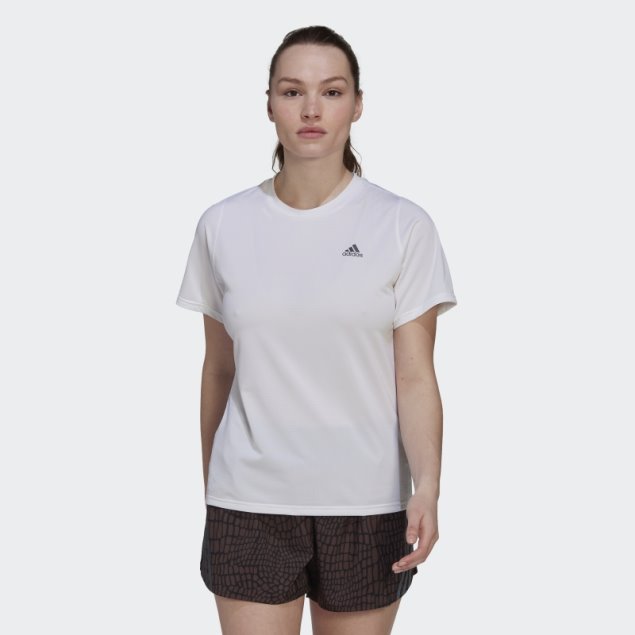 Camiseta Running Icon Adidas Blanca