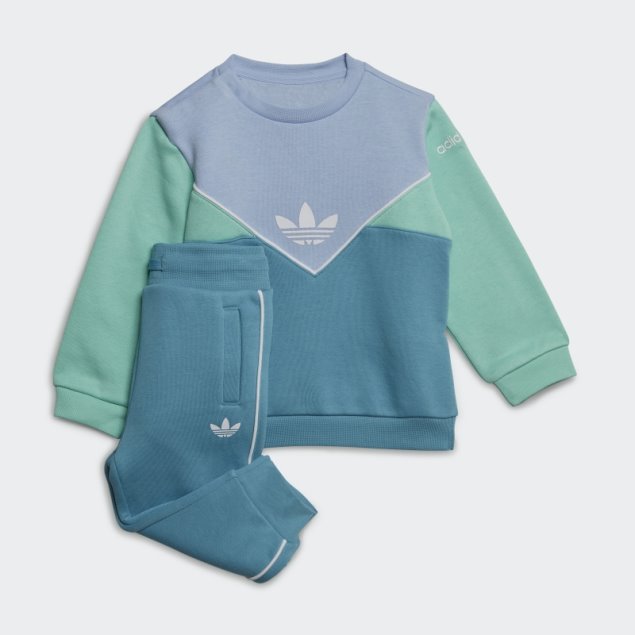 Adidas Conjunto Azul Amanecer Adicolor