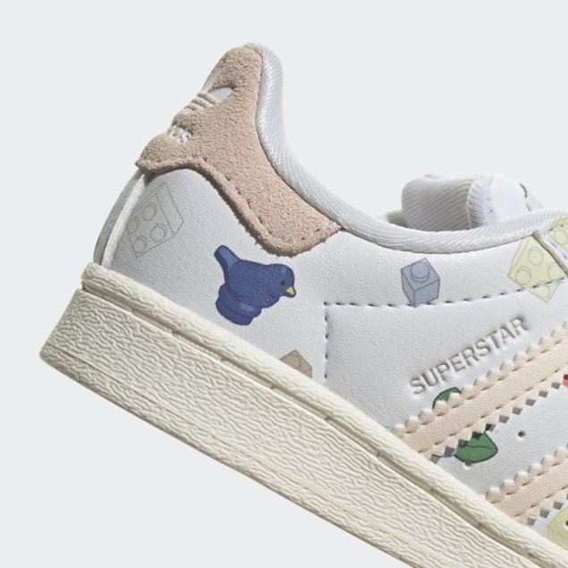 Blanco Caliente Adidas Superstar X Lego Zapatos