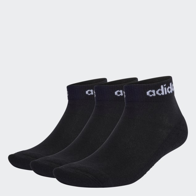 Calcetines Tobilleros Think Linear 3 Pares Adidas Negro