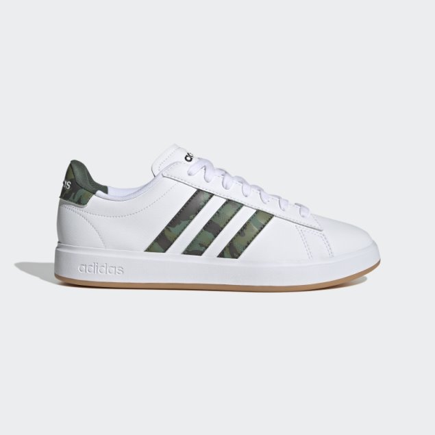 Adidas Grand Court Cloudfoam Lifestyle Court Comfort Zapatos Verde óxido
