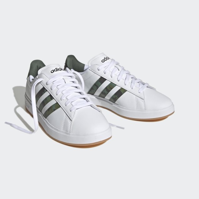 Adidas Grand Court Cloudfoam Lifestyle Court Comfort Zapatos Verde óxido