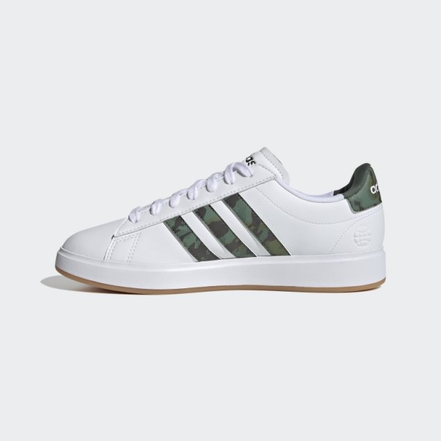Adidas Grand Court Cloudfoam Lifestyle Court Comfort Zapatos Verde óxido