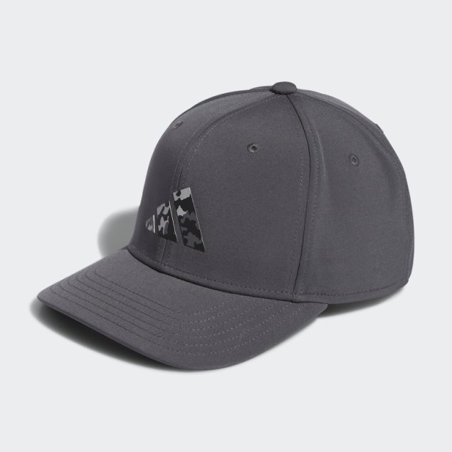 Adidas Logo Snapback Gorra Gris