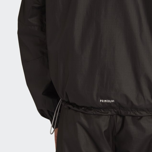 Negro Adidas Sportswear Wnd.rdy Chaqueta Tejida Caliente