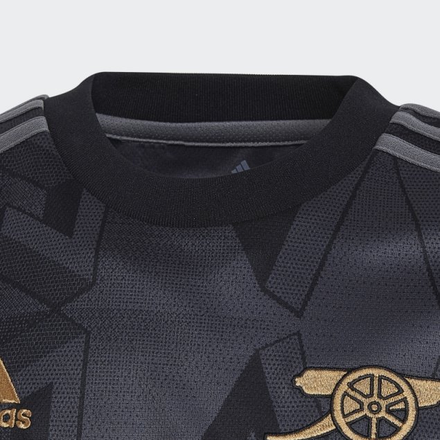 Camiseta Adidas Negra Segunda Equipación Arsenal 22/23