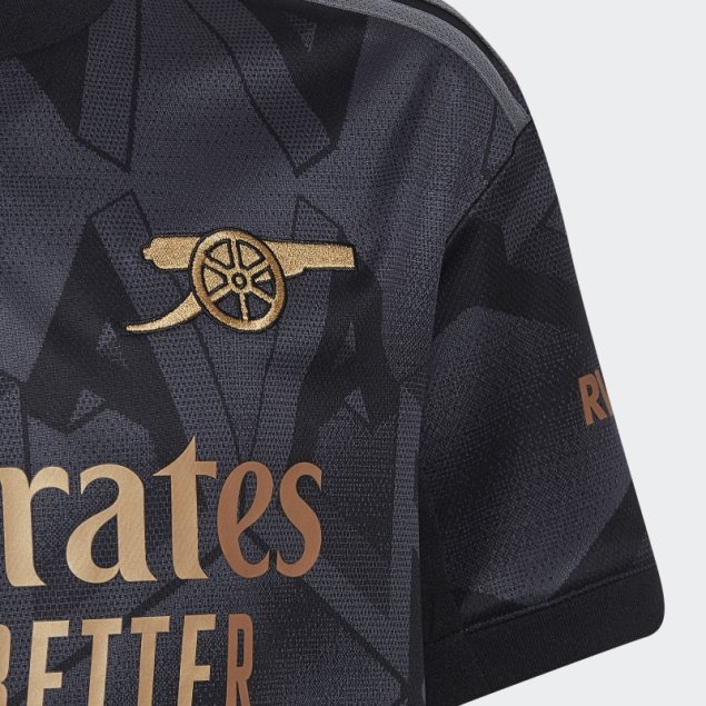 Camiseta Adidas Negra Segunda Equipación Arsenal 22/23
