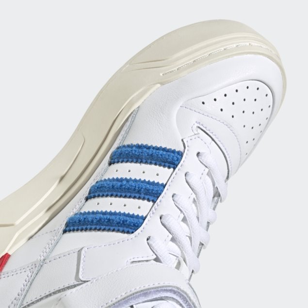 Blanco Adidas Foro Bonega 2b Zapatos