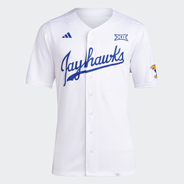 Camiseta De Beisbol Adidas Jayhawks Blanca