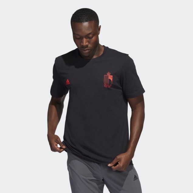 Camiseta Bélgica Adidas Negra