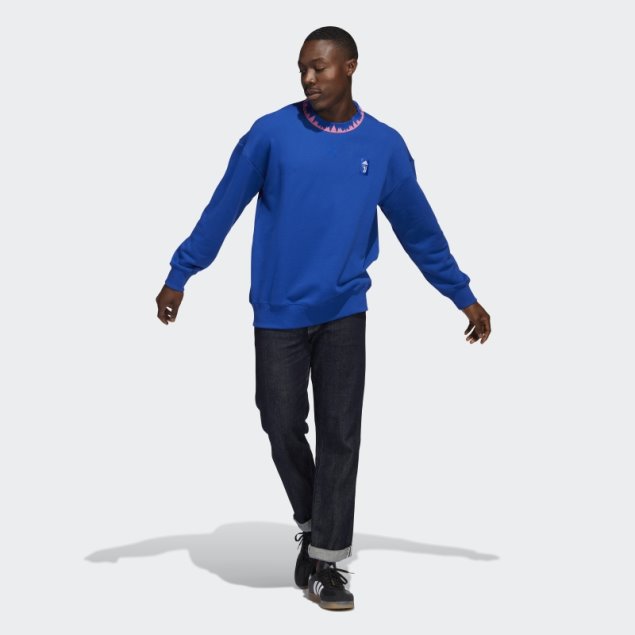 Sudadera Royal Juventus Lifestyler Crew Adidas