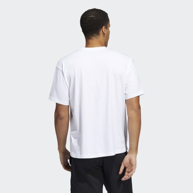 Elegante Camiseta Adidas Pride (género Neutro) Blanca