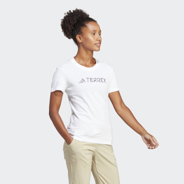 Camiseta Terrex Classic Logo Blanco Adidas