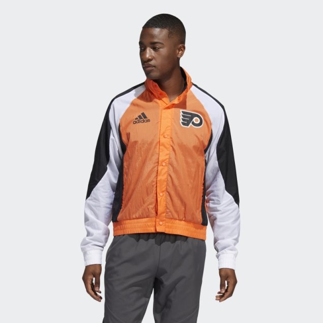 Volantes Inverso Chaqueta Retro Adidas Varsity Naranja