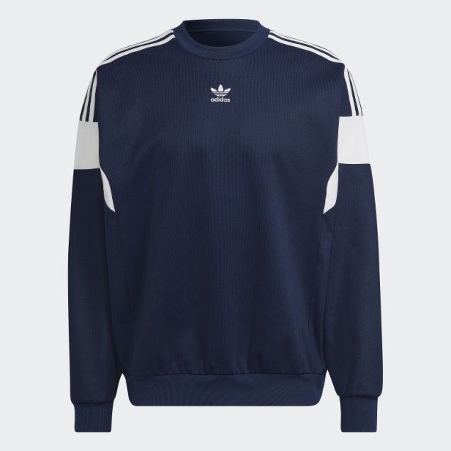 Sudadera Adicolor Classics Cut Line Crew Night Indigo Adidas