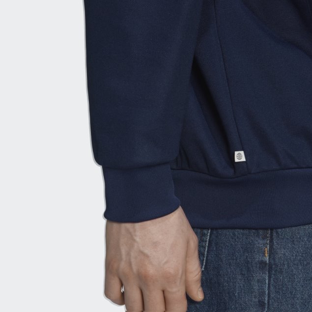 Sudadera Adicolor Classics Cut Line Crew Night Indigo Adidas