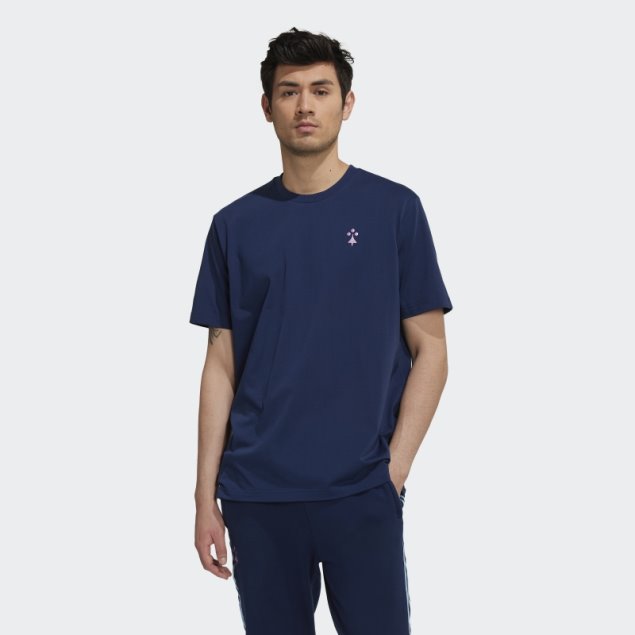 Camiseta Adidas Arsenal Lifestyler Heavy Algodón Azul Marino