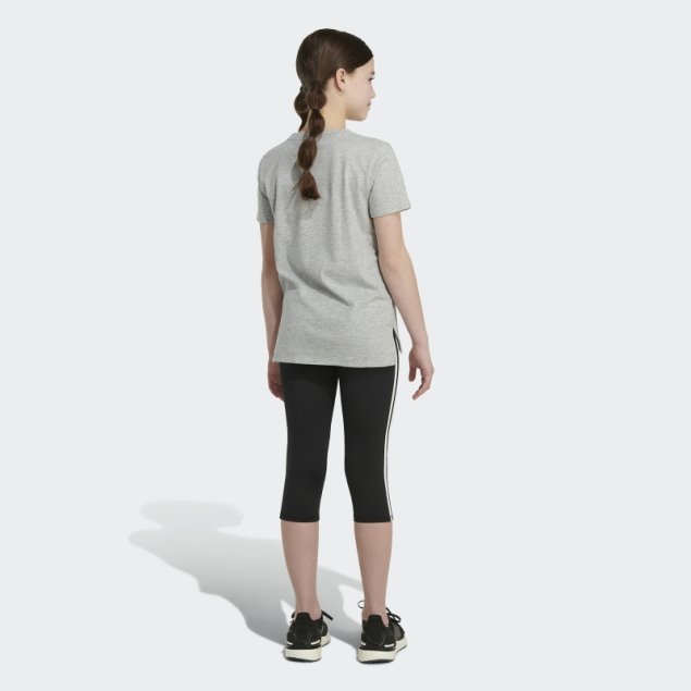 Camiseta De Manga Corta Ventilada Gris Jaspeado Adidas