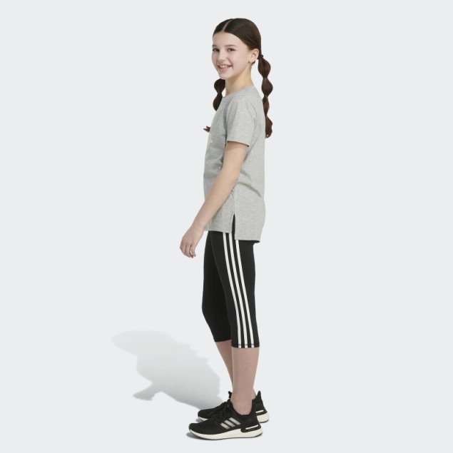 Camiseta De Manga Corta Ventilada Gris Jaspeado Adidas