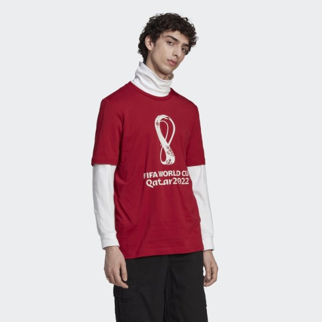 Granate Copa Del Mundo Fifa 2022? Camiseta Con Gráfico Adidas
