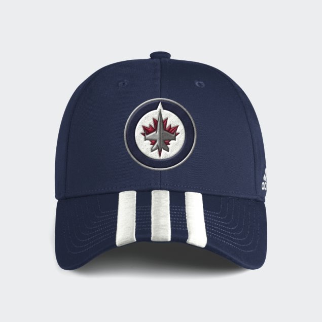 Adidas Nhl-wje-524 Jets 3 Rayas Estructuradas Ajustables