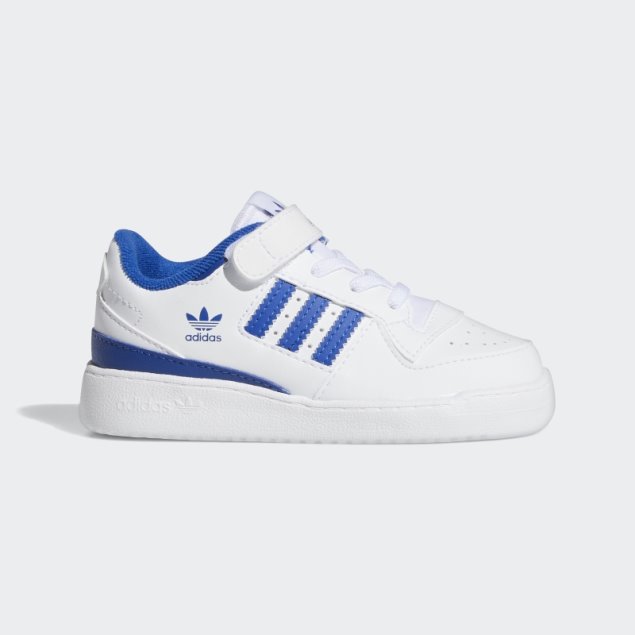 Zapatillas Adidas Forum Bajas Blancas/azul Real