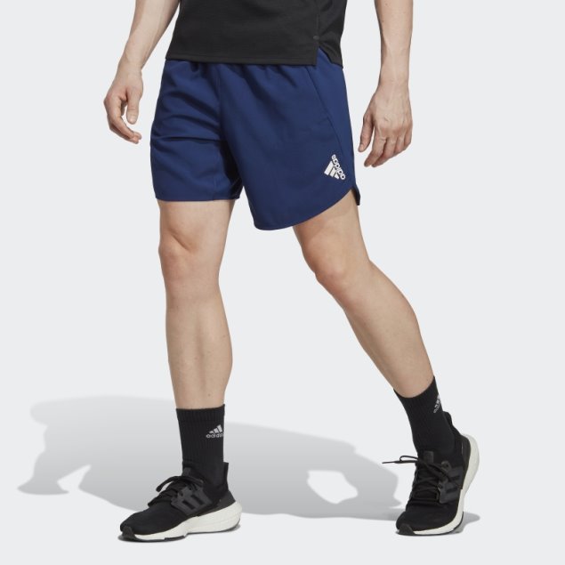 Pantalón Corto Adidas Azul Oscuro Diseñado Para Entrenamiento