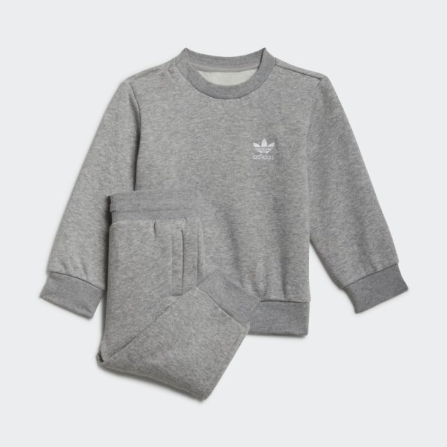 Conjunto Adidas Gris Medio Adicolor