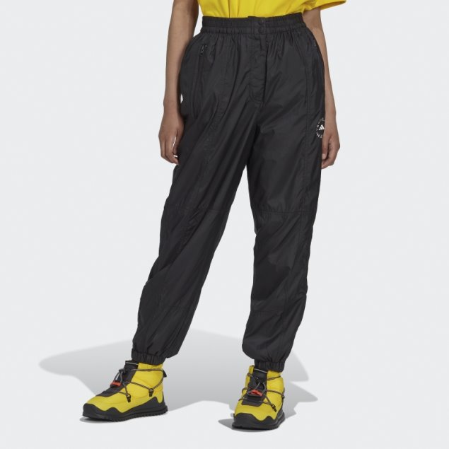Pantalones Negros De Invierno Adidas By Stella Mccartney Con Forro Tejido