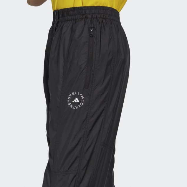Pantalones Negros De Invierno Adidas By Stella Mccartney Con Forro Tejido